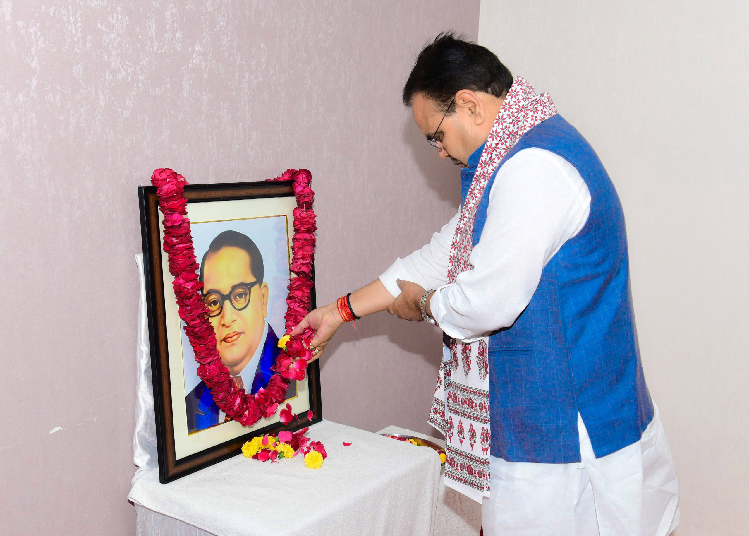 मुख्यमंत्री ने संविधान निर्माता डॉ. भीमराव अम्बेडकर के चित्र पर अर्पित किये श्रद्धासुमन 1 172 2 scaled
