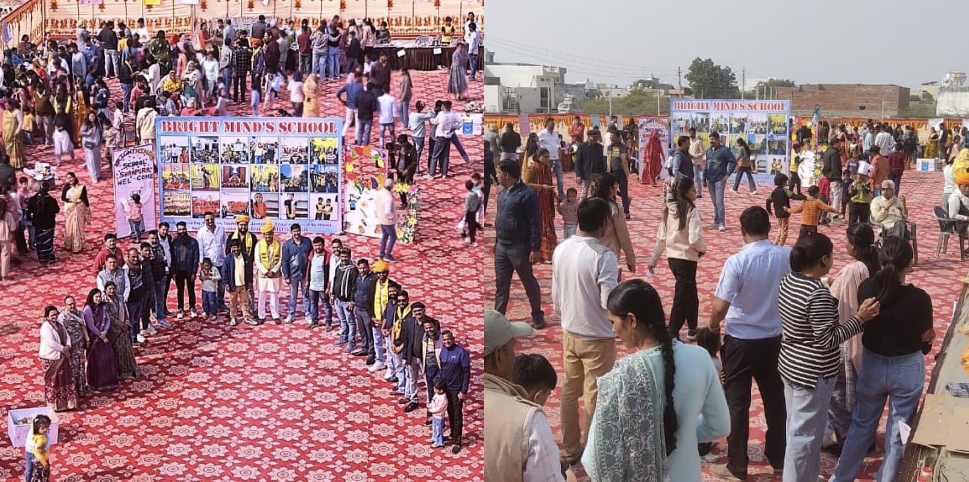 ब्राइट माइंड्स स्कूल असावा कॉलोनी में विशाल फूड फेयर का आयोजन 1 IMG 20241223 182035