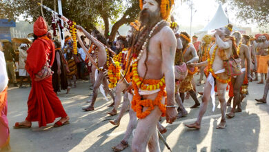 Akhada nishan Nagasadhu