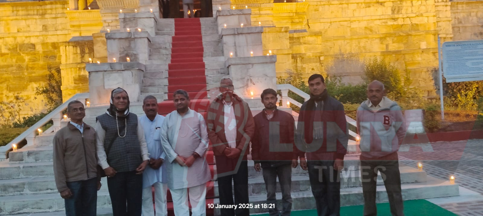 राष्ट्रीय सेवा भारती के संयुक्त महामंत्री पौराणिक ने राणकपुर तीर्थ व नाडोल आशापुरा के किए दर्शन 1 IMG 20250110 WA0052