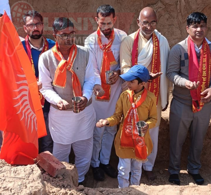 आर्य गुरुकुल महाविद्यालय सूरतगढ़ का भव्य शिलान्यास समारोह सम्पन्न 1 IMG 20250212 WA0003