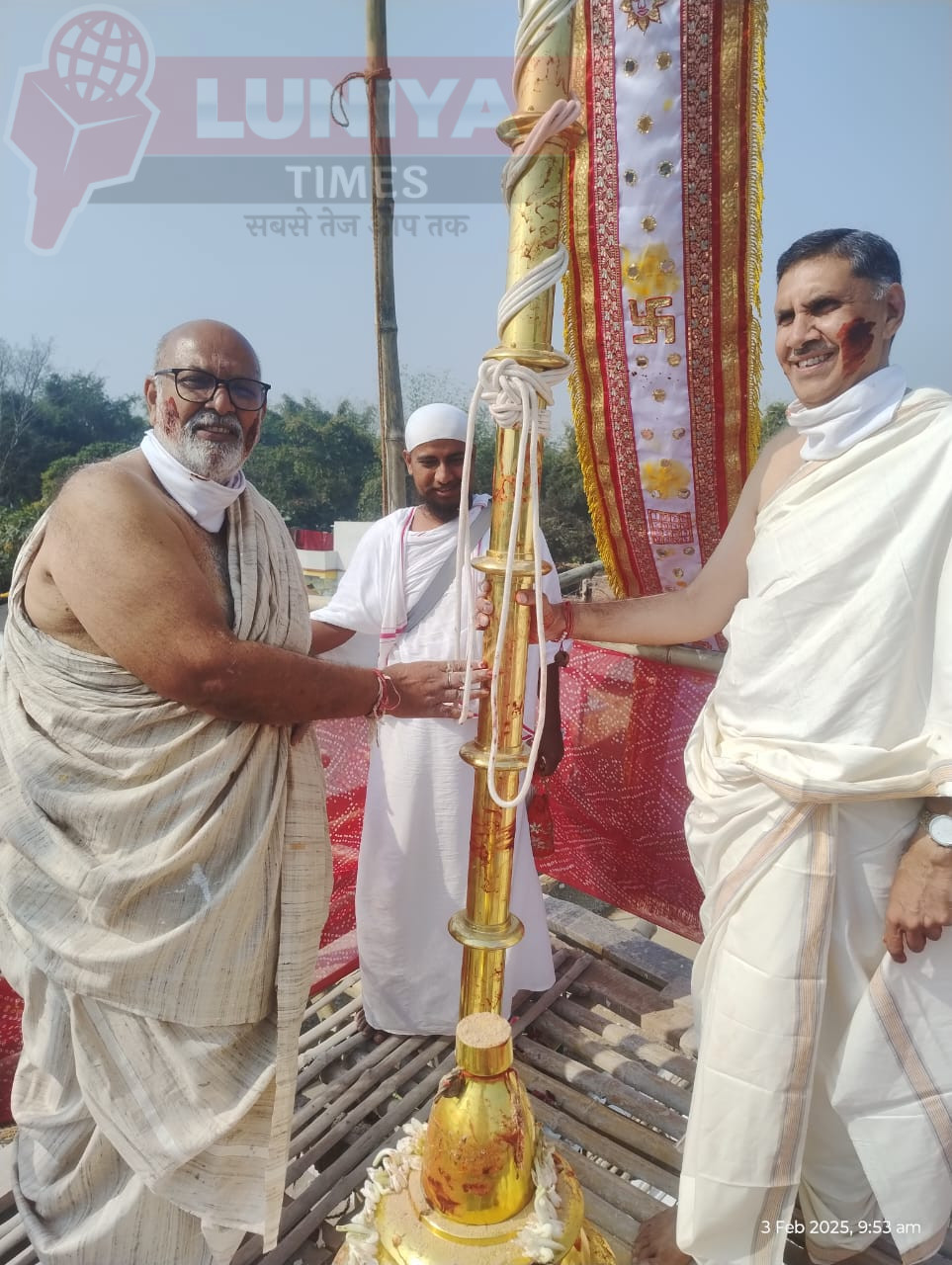 साकड़ा पुरूलिया में शांतिनाथ भगवान की अंजनशलाका विधि संपन्न 1 WhatsApp Image 2025 02 06 at 1.59.31 PM