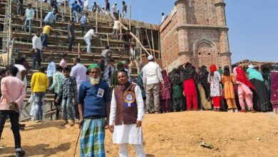 जामा मस्जिद का दोमंजिला छत ढ़लाई कार्य में हजारों लोगों ने किया श्रमदान 11 WhatsApp Image 2025 02 16 at 5.35.12 PM