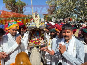 गांव भीमडियास ढाबा का देवनारायण की आई बारात गांव मेघरास में संपन्न पिपली हुआ 2 IMG 20250306 WA0037