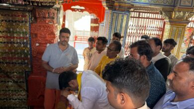 विधायक डॉ. बैरवा ने किए श्री धनोप माताजी के दर्शन, मंदिर विकास कार्यों का लिया जायजा, क्षेत्र की खुशहाली की कामना 15 WhatsApp Image 2025 03 23 at 7.36.37 PM
