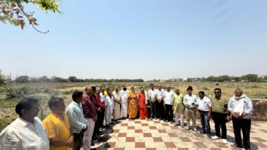 संतों ने किया भीलवाड़ा में होने वाली पंडित प्रदीप मिश्रा की शिव महापुराण कथा के लिए संभावित स्थल का अवलोकन 13 Whatsapp image 2025 04 16 at 9.13.14 pm