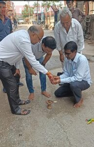 रानी मैन बाजार का बहुत चर्चित रोड मस्जिद से किशोर खिमावत अस्पताल रोड का विधिवत शिलान्यास किया 5 IMG 20250510 WA0040