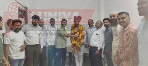 रानी भाजपा युवा मोर्चा कार्यकर्ता ने नवनिर्वाचित मंडल अध्यक्ष हरिश गहलोत का स्वागत 2 IMG 20250522 WA0008