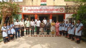 राजकीय उच्च माध्यमिक विद्यालय भांवरी में परिदो के लिए 100 परिंडे का लक्ष्य 3 WhatsApp Image 2025 05 02 at 5.38.33 PM 1