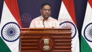 MEA Spokes person Randhir Jaiswal of India