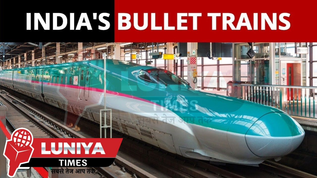 India's bullet train at a station.