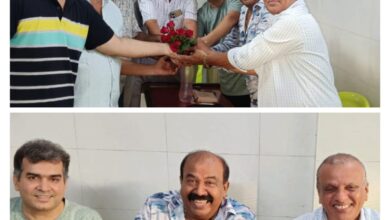 श्री गोडवाड श्रीमाली ब्राह्मण समाज मुंबई के हाल ही में हुए लोकतांत्रिक पद्धति से चुनाव के बाद आज सभी चुनाव अधिकारियों ने जीते हुए उम्मीदवारों को कार्यालय की चाबी सुपुर्द कर कार्यभार संभालने का आग्रह किया 11 IMG 20250601 WA0011