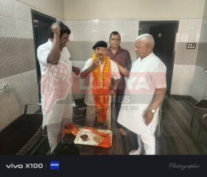 बाली लोकतंत्र सेनानी अमृत परमार का किया बहुमान 5 IMG 20250626 WA0073