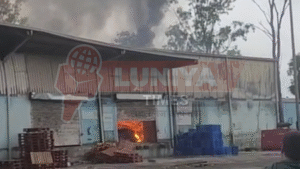 Fire Accident in Jharkhand of Amul Milk WareHouse