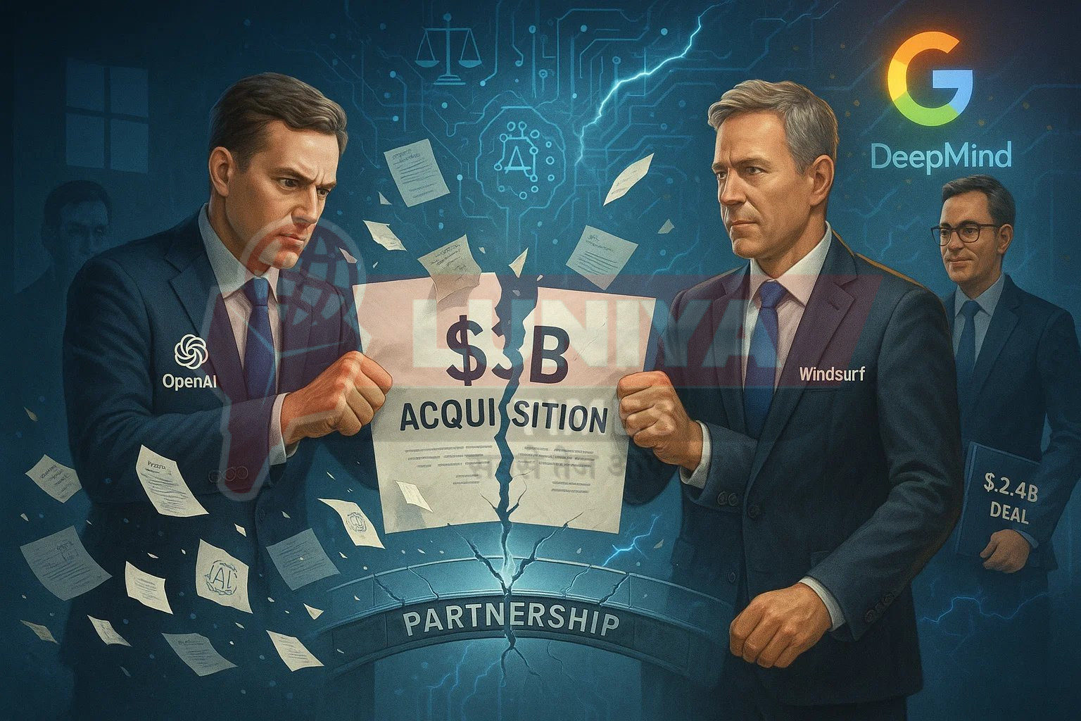 Break Partnership Between OpenAI and Windsurf of $ 3B and Windsurf Partnership with Google DeepMind Deal of $ 2.4B
