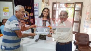 लायंस क्लब रानी द्वारा नेशनल डॉक्टर्स डे और चार्टर्ड अकाउंटेंट डे हर्षोल्लास से मनाया गया 2 WhatsApp Image 2025 07 01 at 1.47.20 PM 1