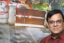 बिहार के गोपाल खेमका के घर आई पुलिस (CCTV की इमेज)