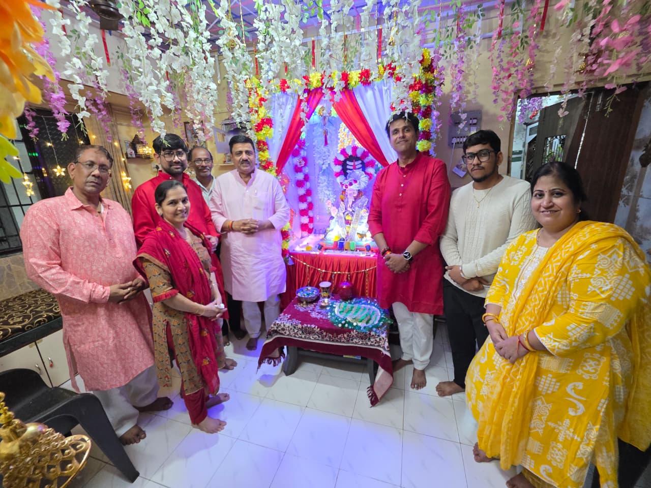 भायंदर पश्चिम राठौड़ परिवार में गणपति बाप्पा का आगमन 1 IMG 20250830 WA0028