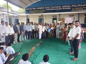 महात्मा गांधी राजकीय विद्यालय नाडोल के कुशल वक्ता पर्यावरण प्रेमी शिक्षक का सेवानिवृति कार्यक्रम का आयोजन 3 IMG 20250831 WA00871