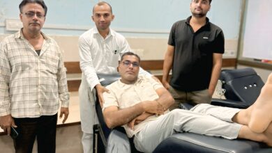 20 साल देश सेवा अब मानव सेवा मे किया 17 वी बार रक्तदान - नायक चंदाराम सियाग 14 WhatsApp Image 2025 08 07 at 17.29.40