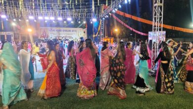 नारी शक्ति के सम्मान के संकल्प के साथ सेन युवा एकता मंच का गरबा महोत्सव आयोजन 9 IMG 20250928 WA0045
