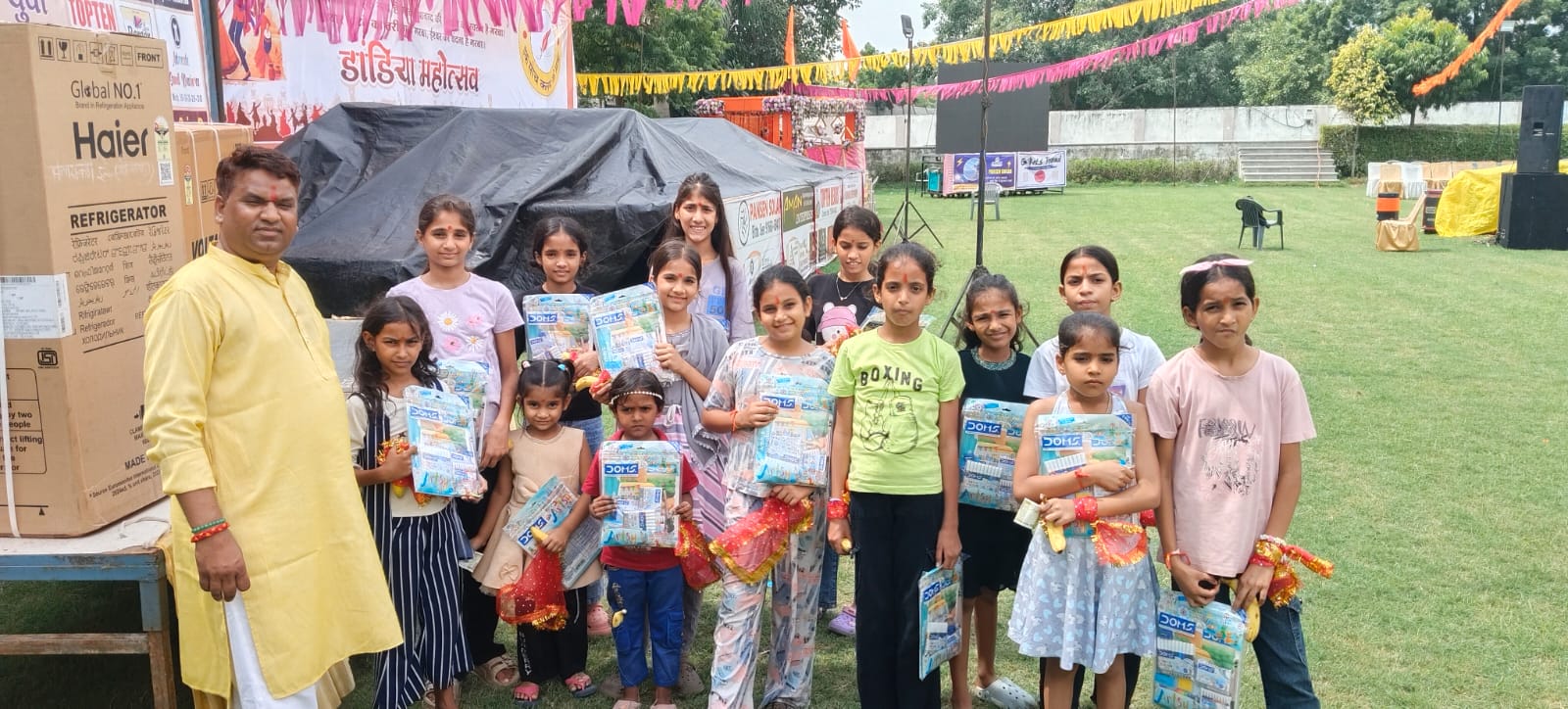 सेन युवा एकता मंच ने अंतरराष्ट्रीय बेटी दिवस पर 271 कन्याओं का पूजन कर मनाया 1 IMG 20250928 WA0057