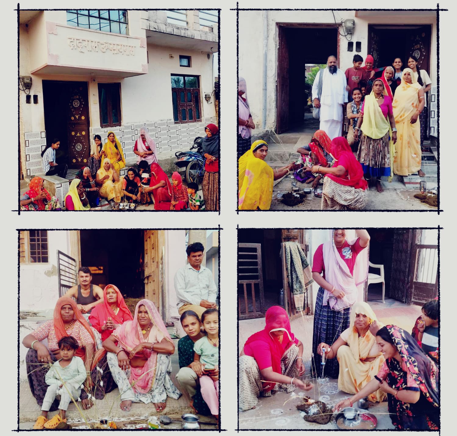 सरदार नगर में महिलाओं ने की गोवर्धन पूजा, भगवान चारभुजा मंदिर में चढ़ा छप्पन भोग का प्रसाद 1 IMG 20251022 WA0035