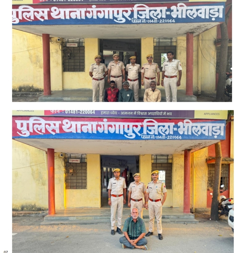 भरका माता मंदिर चोरी का पर्दाफाश, चार आरोपी गिरफ्तार – 2.300 किलो चांदी बरामद 1 IMG 20251007 110720