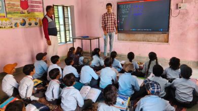 राजकीय प्राथमिक विद्यालय गुड़ा रावतान में पैनल डिजिटल बोर्ड से हो रही पढ़ाई,एसीबीईओ ने सराहा 14 1