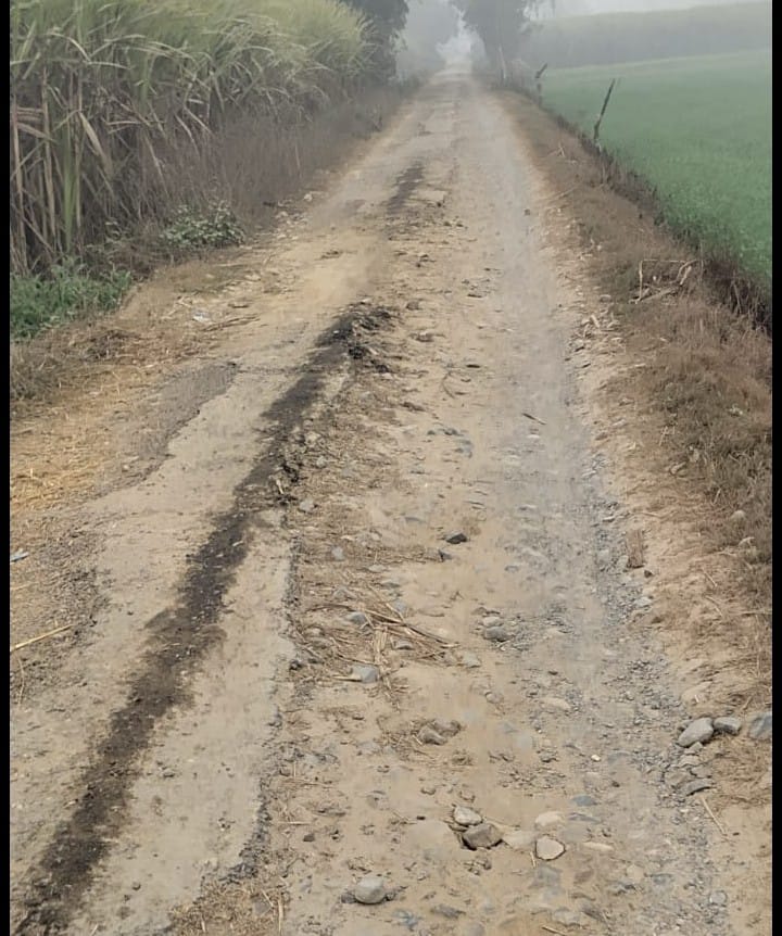 एसबीएम डिग्री कॉलेज जाने वाला संपर्क मार्ग जर्जर, छात्र-छात्राएं और ग्रामीण परेशान 1 IMG 20260112 WA0023