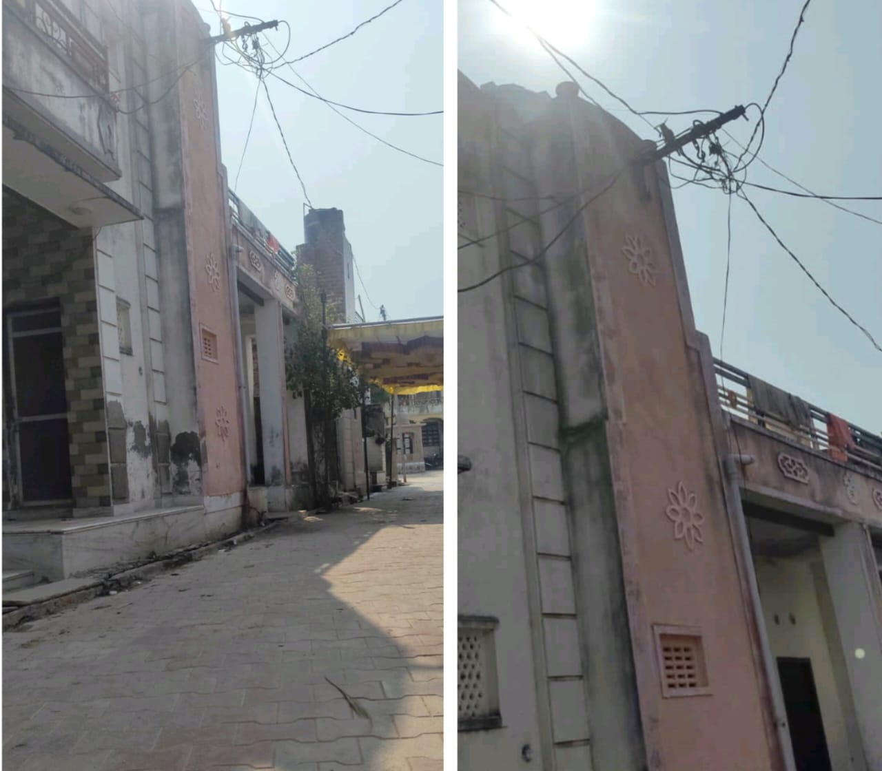 पोयणा में बिजली विभाग की घोर लापरवाही, मकान की दीवार में दफनाया गया विद्युत खंभा 1 IMG 20260128 WA0053