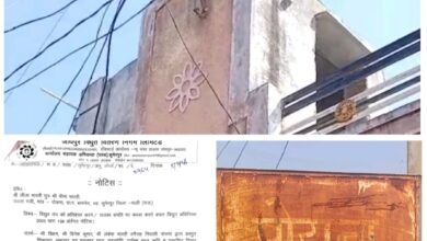 पोयणा में बिजली का खंभा बना मूकदर्शक,नियम दीवार में दफन, निजी मकान में चुनवा दिया विद्युत पोल, हादसे का खतरा मंडराया 14 WhatsApp Image 2026 02 09 at 6.57.50 PM