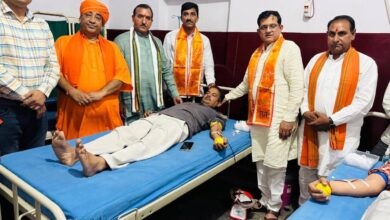 राजेंद्र राठौड़ के 71 वें जन्मदिन पर रक्तदान शिविर का आयोजन 71 यूनिट हुआ संग्रह 10 IMG 20260423 WA0005