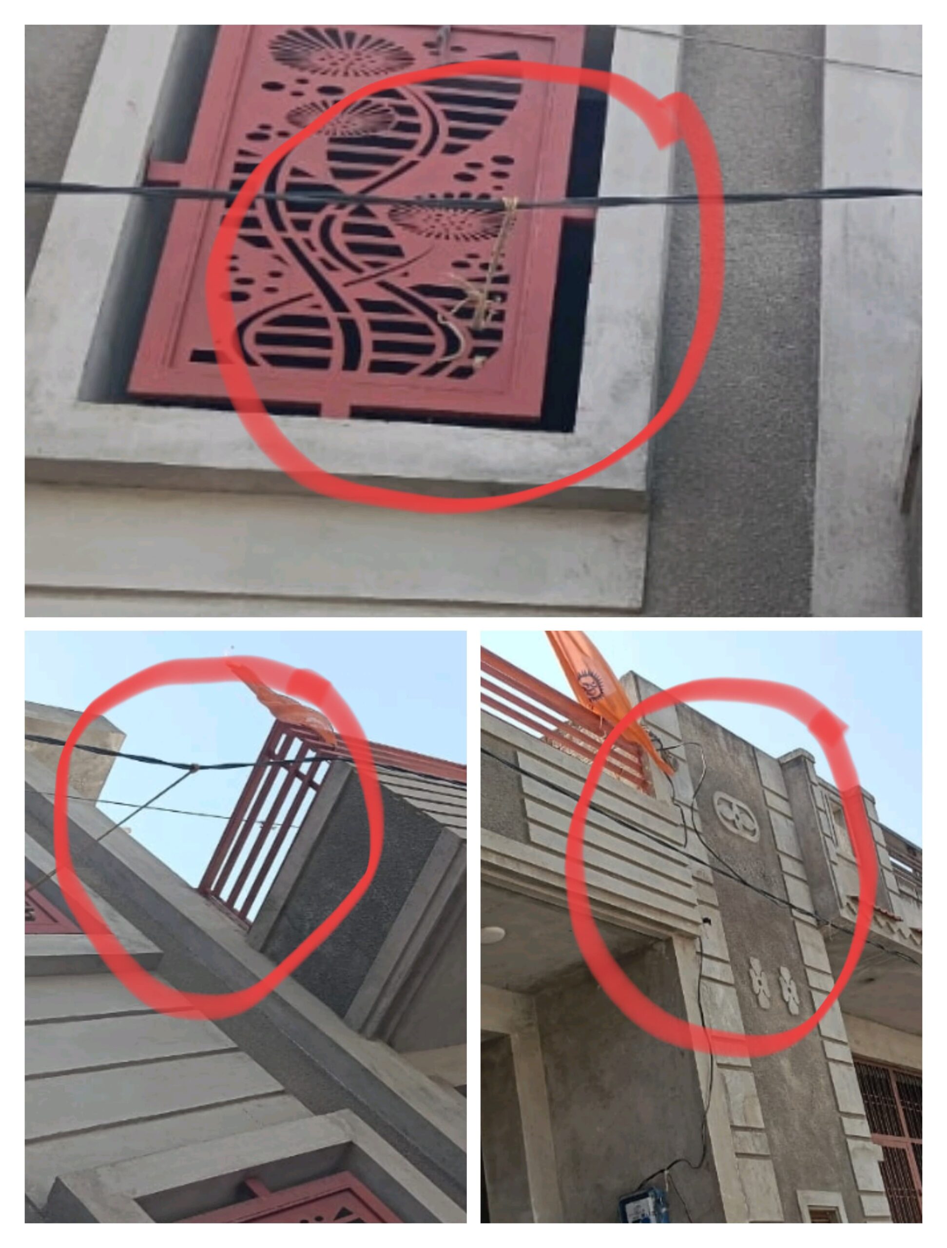 डोरी से बांध दी जर्जर लाइन, खतरा अब भी बरकरार पोयणा की हनुमान गली में स्थायी समाधान नहीं, विभाग ने खानापूर्ति कर झाड़ा पल्ला 1 IMG 20260513 WA0010 scaled
