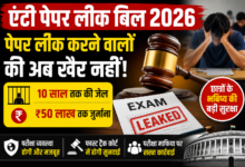 संसद में पारित एंटी पेपर लीक बिल 2026 को दर्शाती सांकेतिक तस्वीर। नए संशोधन के तहत पेपर लीक और परीक्षा में धोखाधड़ी करने वालों के खिलाफ कड़ी सजा और भारी जुर्माने का प्रावधान प्रस्तावित किया गया है Anti Paper Leak Bill 2026