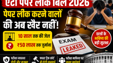 संसद में पारित एंटी पेपर लीक बिल 2026 को दर्शाती सांकेतिक तस्वीर। नए संशोधन के तहत पेपर लीक और परीक्षा में धोखाधड़ी करने वालों के खिलाफ कड़ी सजा और भारी जुर्माने का प्रावधान प्रस्तावित किया गया है Anti Paper Leak Bill 2026