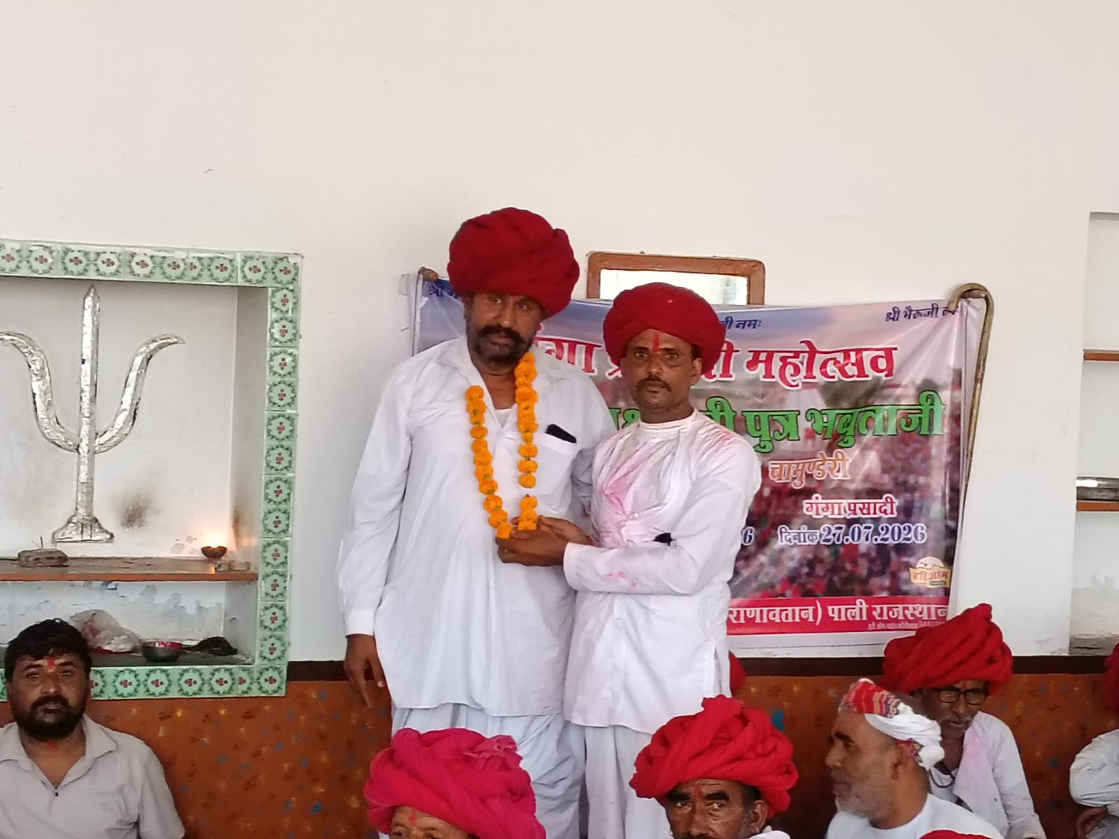 चामुंडेरी देवासी समाज के स्वर्गीय श्रीलक्ष्माजी पुत्र श्री भबूताजी चेलाणा देवासी की पावन स्मृति में भव्य गंगा प्रसादी महोत्सव का आयोजन 1 WhatsApp Image 2026 07 28 at 8.28.06 PM