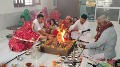 नामदेव समाज मंदिर में वैदिक मंत्रोच्चार के साथ हुआ हवन, शिव परिवार एवं संत नामदेव जी की प्राण-प्रतिष्ठा समारोह का शुभारंभ 11 WhatsApp Image 2026 08 09 at 3.43.52 PM